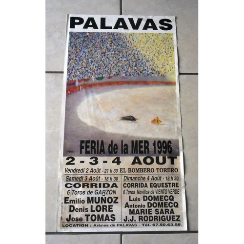 José tomas palavas affiche - à,