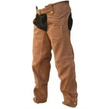 Brown Leather Braided Lined