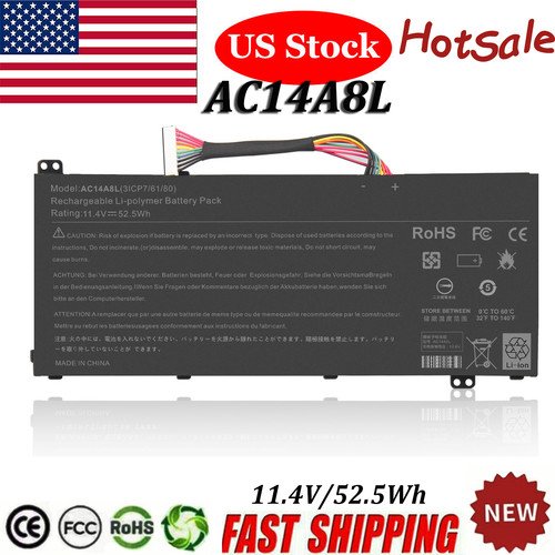 Ac14a8l battery for - ac14a8l, acer