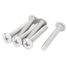 6Pcs M6 x 40mm Tête plate