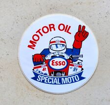 Autocollant Esso 2t 4t  oil huile Moto Auto vintage aufkleber sticker bidon