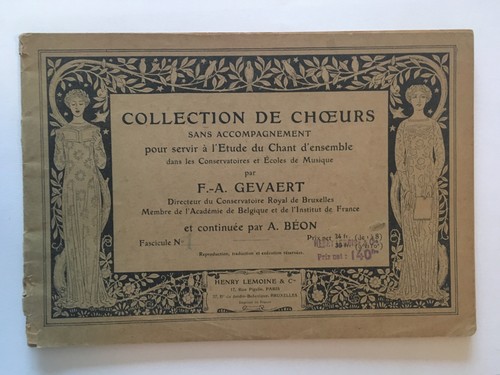 Collection choeurs etude - collection,
