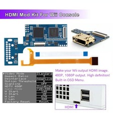 Internal Wii Digital HDMI Mod 480P 1080P HDMI-Compatible MOD Kit For Wii Console