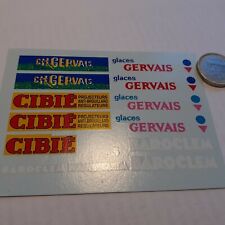 decals decalcomanie promo dinky gervais baroclem cibié 1/43  pose facile