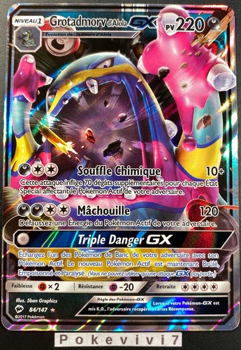 Carte pokemon grotadmorv - carte,