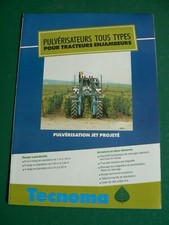 prospectus agricole TECNOMA pulverisateurs tous types pour tracteurs enjambeurs