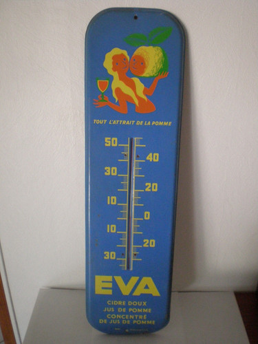 Plaque tôle publicitaire - , eva
