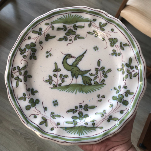 Jolie petite assiette faïence - jolie,