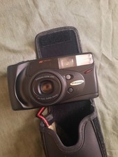 Samsung AF Zoom 777i 35mm Film Point And Shoot Camera Black Tested