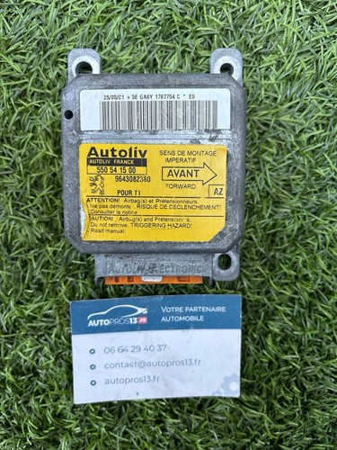Calculateur air bag - calculateur, boitier