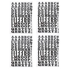  4 Pcs Autocollants Lettres