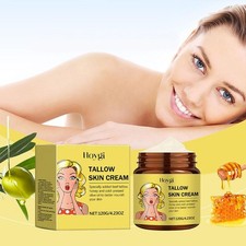 Honey Tallow Facial Cream oftens skin, soothes and ,moisturizes Hot V0S9 P2M1