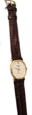 LONGINES OROLOGIO DONNA ORO MASSICCIO PELLE WATCH WOMAN GOLD LEATHER NUOVO