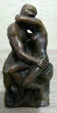 Le baiser de Rodin statue bronze reproduction 12 cm 660 Grammes