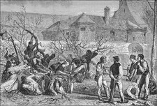 GUERRE 1870 - PARIS: ABATTAGE