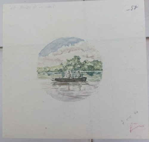 Metz pêcheurs moselle simon - metz, a.simon