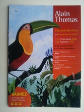 ALAIN THOMAS RETROSPECTIVE PARCOURS DE REVES ART   carte postale postcard 