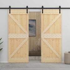 Porte coulissante Naturel et