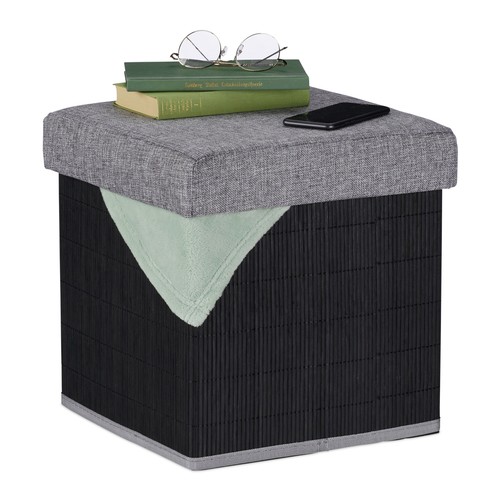 Tabouret rangement pliable - rangement,