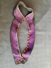 Antique Chinese dress clothes accessory  embroidery textile  