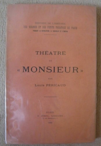 Théâtre monsieur - théâtre, »