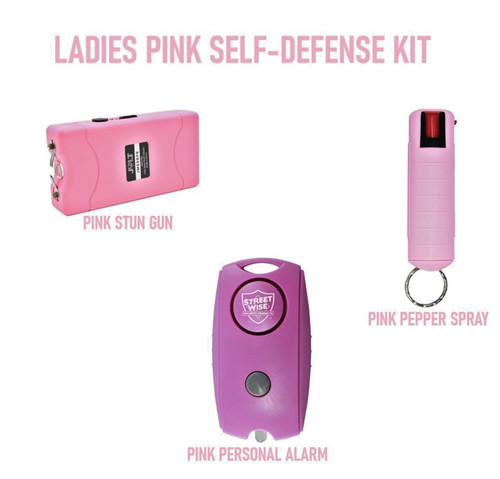 Ladies pink self defense - ladies,