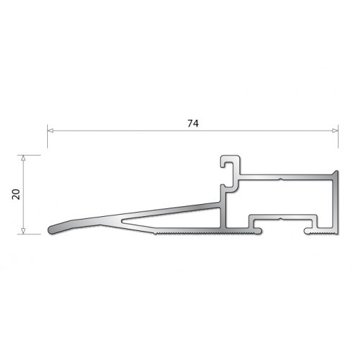Seuil aluminium oelt pour - seuil,