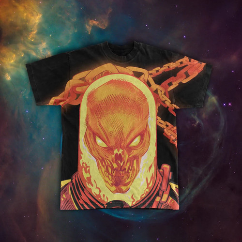 Cosmic ghost rider tee shirt - cosmic,