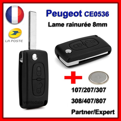 Coque plip clé pour peugeot - plip,