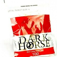 3000 Filtres Dark Horse Slim Long Wrapped - 6x22mm (30 sachets de 100 pièces)