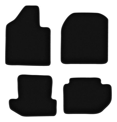 Tapis sol velours noir - de,