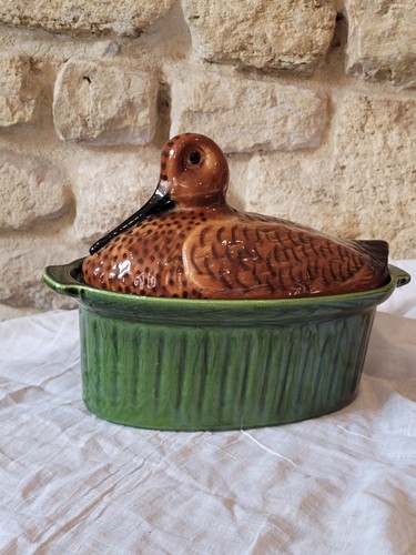 Terrine ancienne céramique - ancienne, en
