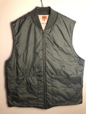 Obey Propaganda Avalon Army Green Mens Bomber Vest Zip Up Sleeveless XXL