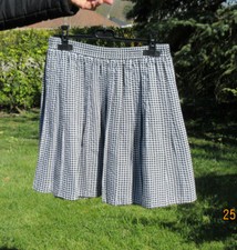 Jupe "pied de poule" noir et blanche.(a)