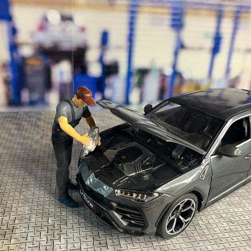Diorama garage échelle - diorama,