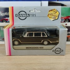 VOITURE GAMA MINI MERCEDES 600 NOIR 1:45 EN BOITE MADE IN WEST GERMANY