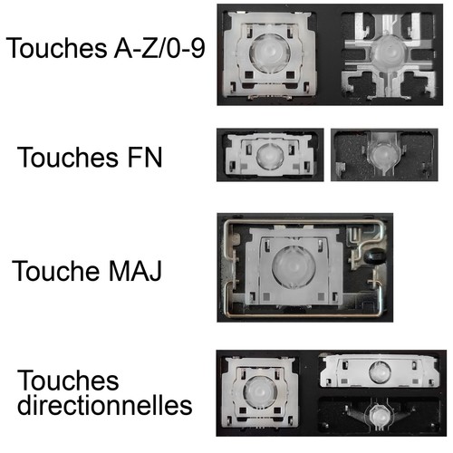 Touche clavier français - touche,