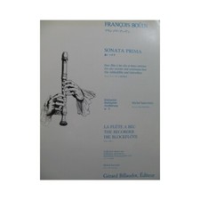 BOÜIN Jean-François Sonata Prima Flûte à bec Basse continue 1985