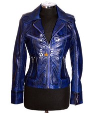 Rachel Bleu Ciré Pour Femmes