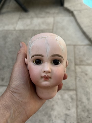 Tête poupée jumeau - tête,