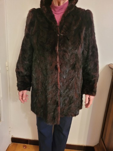 Manteau fourrure queues - manteau, de