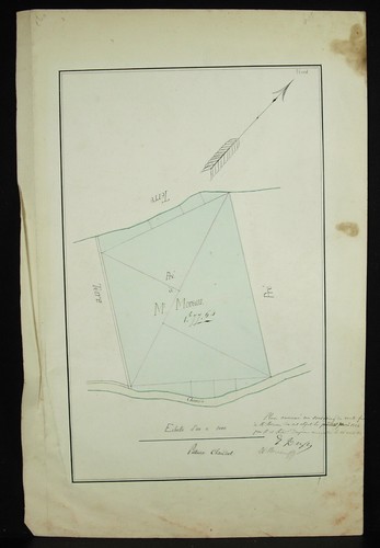 Plan cadastre dessin - plan, de