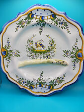 Superbe assiette à asperge