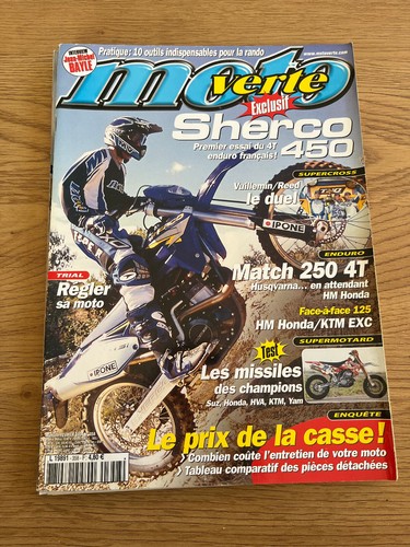 Moto verte 358 revue - verte,