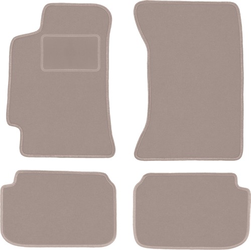 Tapis sol velours beige - tapis,