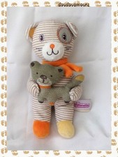 Doudou Peluche Ours Rayures