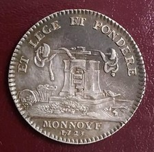 MONNAIE DE PARIS - Jeton royal Argent ET LEGE ET PONDERE 1723 sous Louis XV