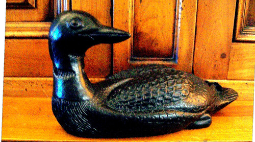 Canard figurine résine - figurine,