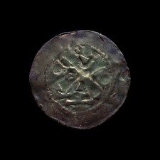 Inconnu Indéterminé X - XIème Demi-pièce de croix / église type denier