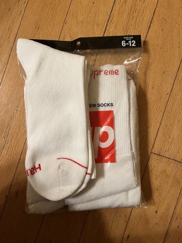 Supreme hanes white socks - hanes,